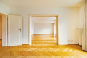 Offen gestalteter Wohn- Essbereich