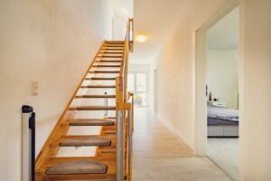 Treppenaufgang ins Dachgeschoss