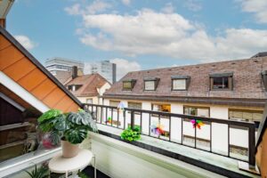 Aussicht von der Loggia Richtung Norden