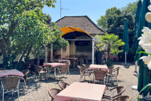 Blick auf das Steakhaus