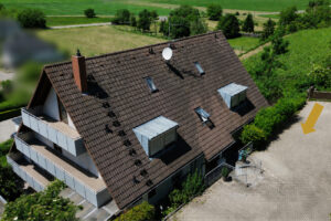 Stellplatz vor dem Haus