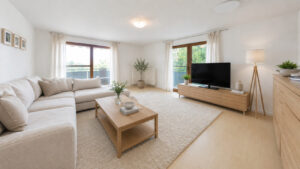 Wohnzimmer visualisiert