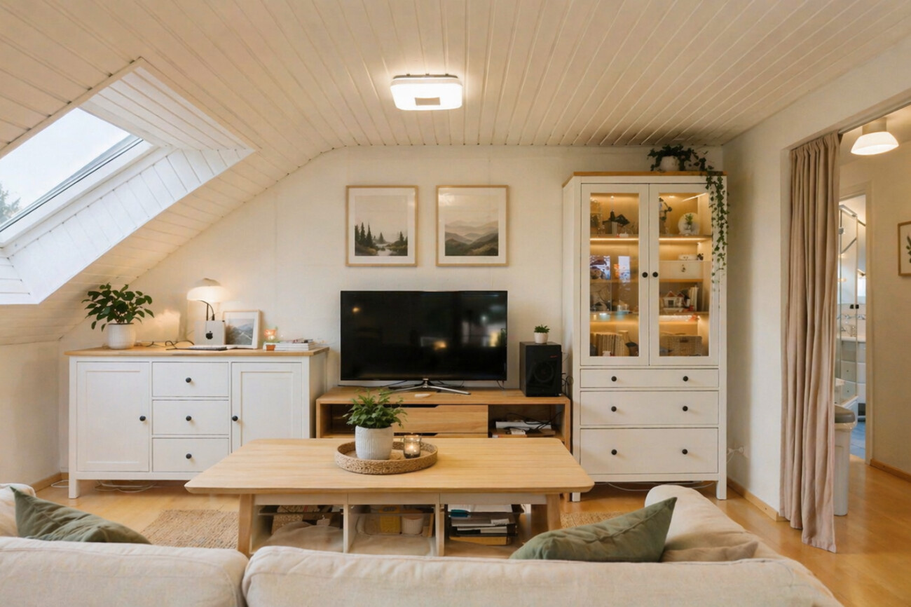 Wohnzimmer visualisiert