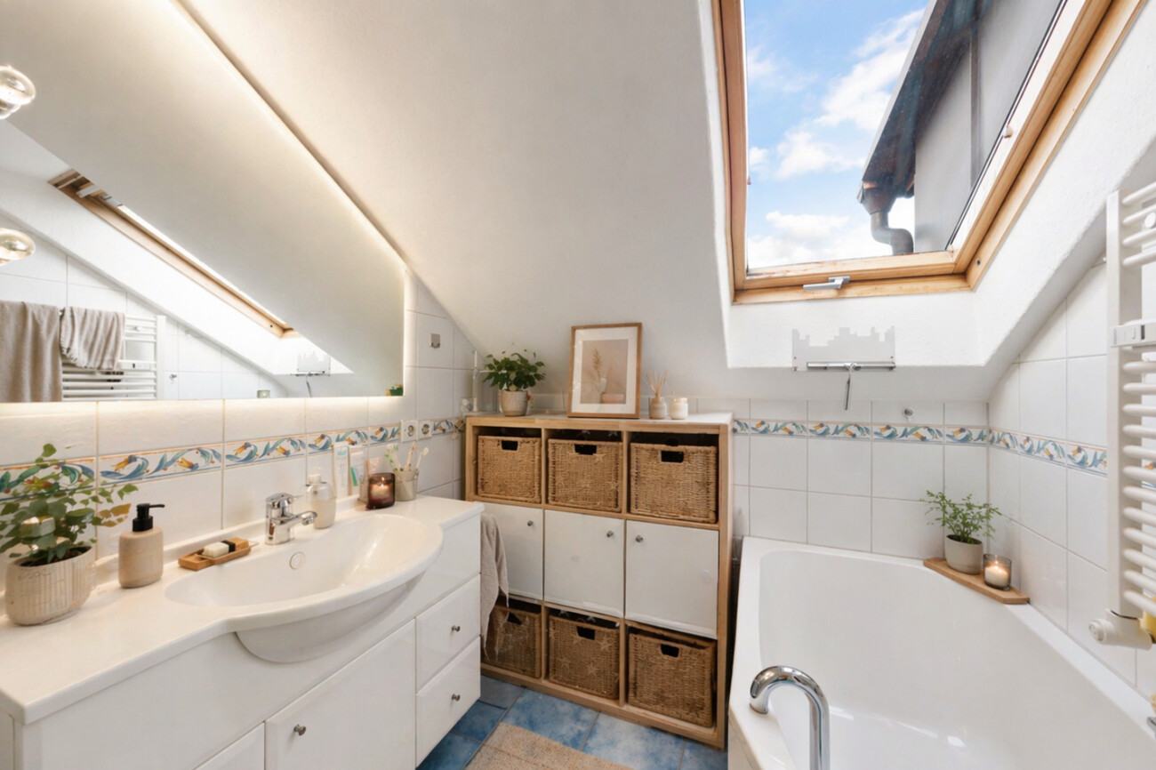 Badezimmer visualisiert