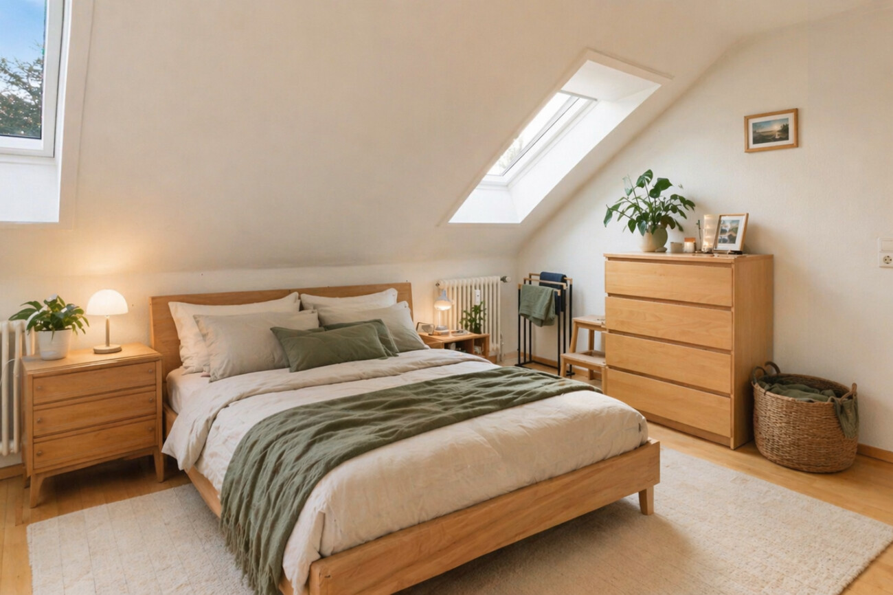 Schlafzimmer visualisiert