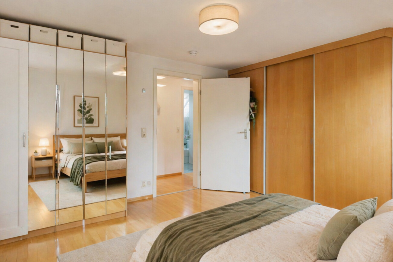 Schlafzimmer visualisiert