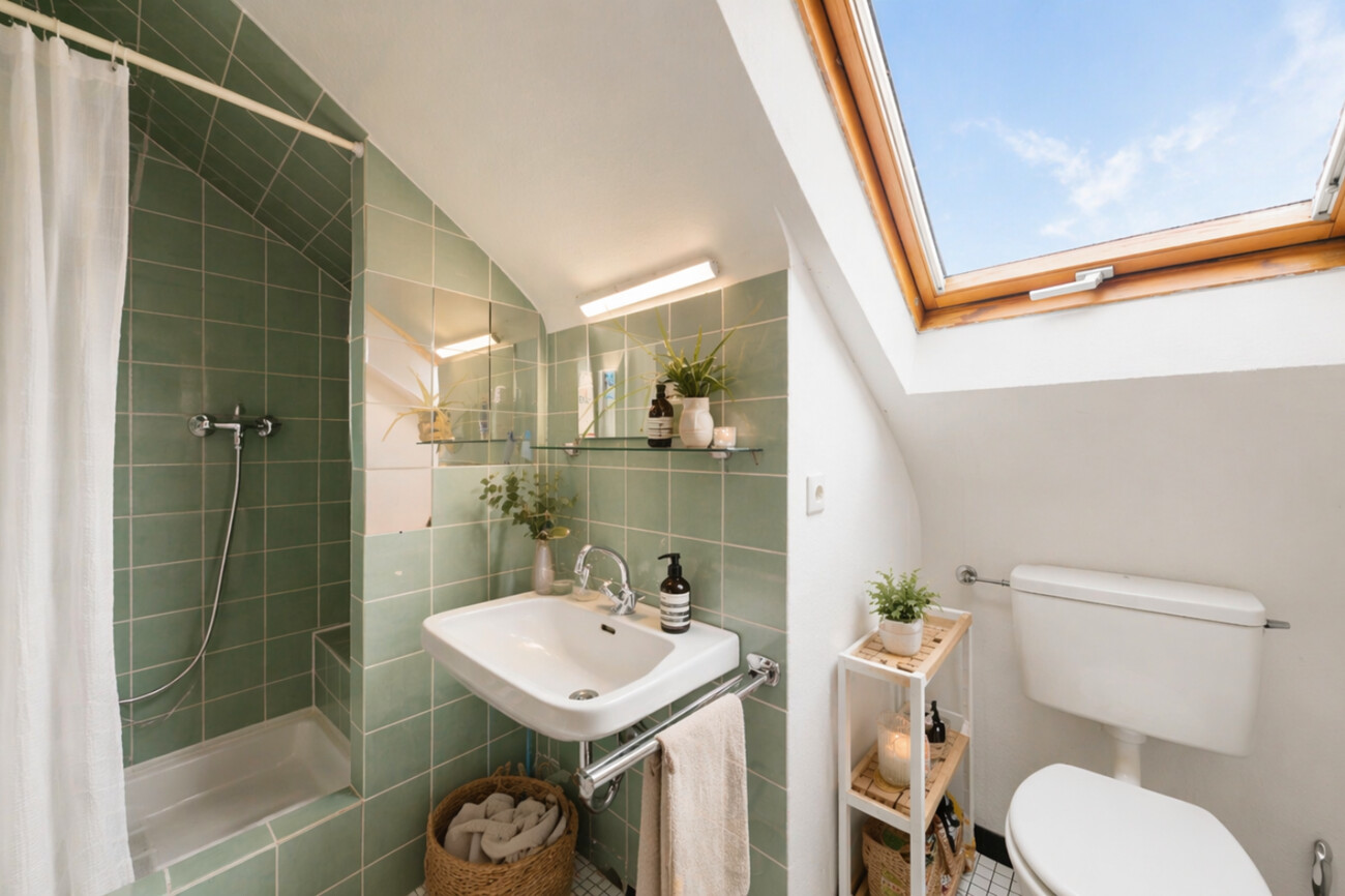 Badezimmer visualisiert