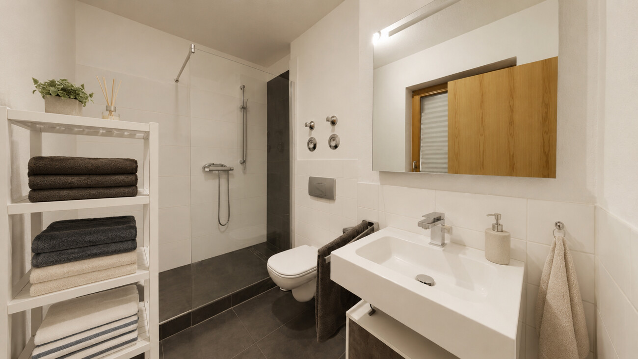 Badezimmer visualisiert