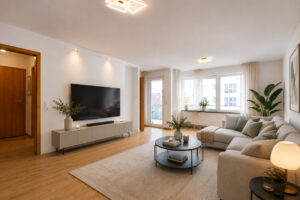 Wohnzimmer visualisiert
