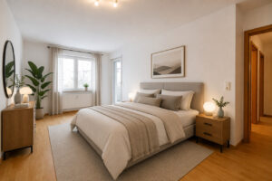 Schlafzimmer visualisiert