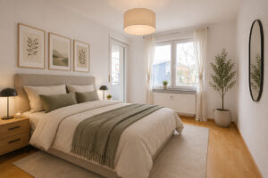 Schlafzimmer visualiseirt
