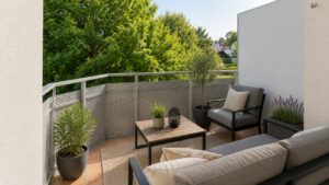 Balkon visualisiert