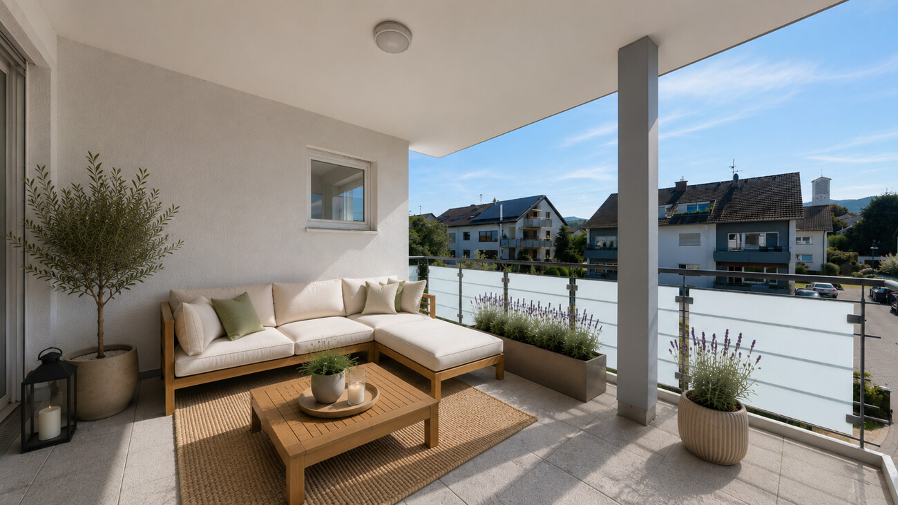 Visualisierung Balkon