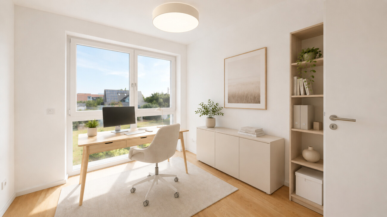 Visualisierung Arbeitsszimmer