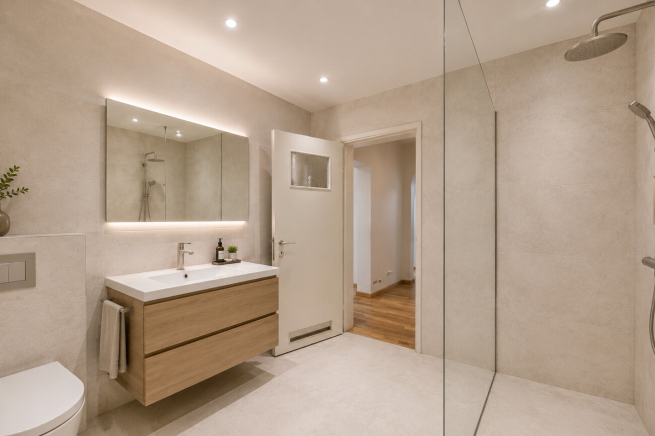 Badezimmer visualisiert