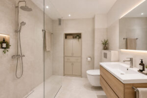 Badezimmer visualisiert