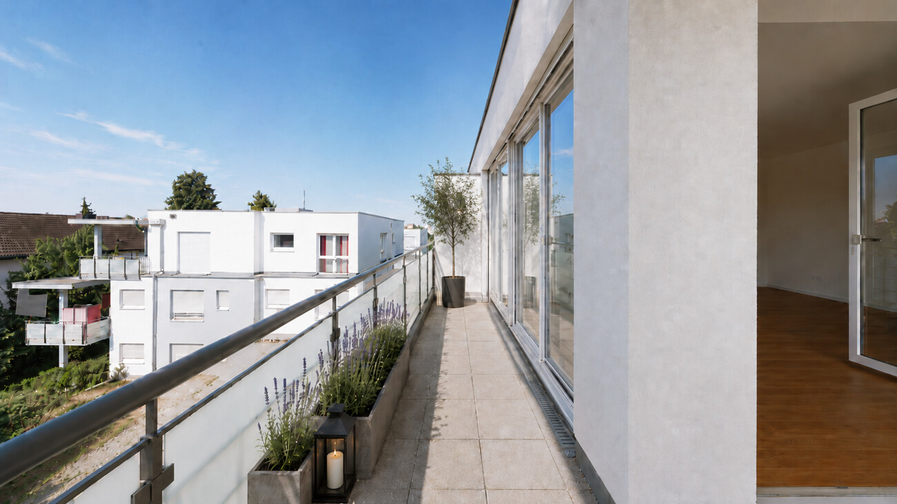 Visualisierung Balkon