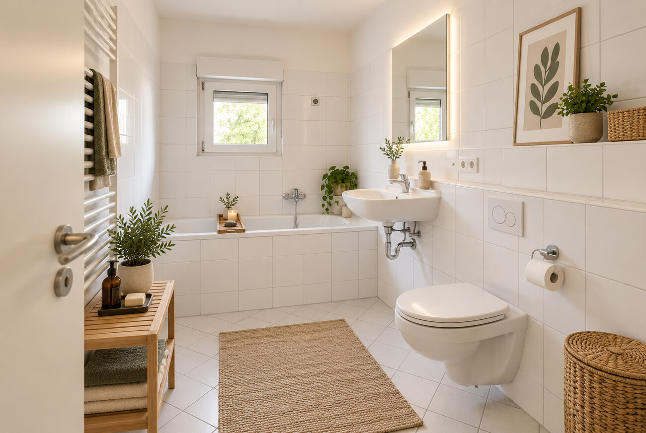Badezimmer visualisiert