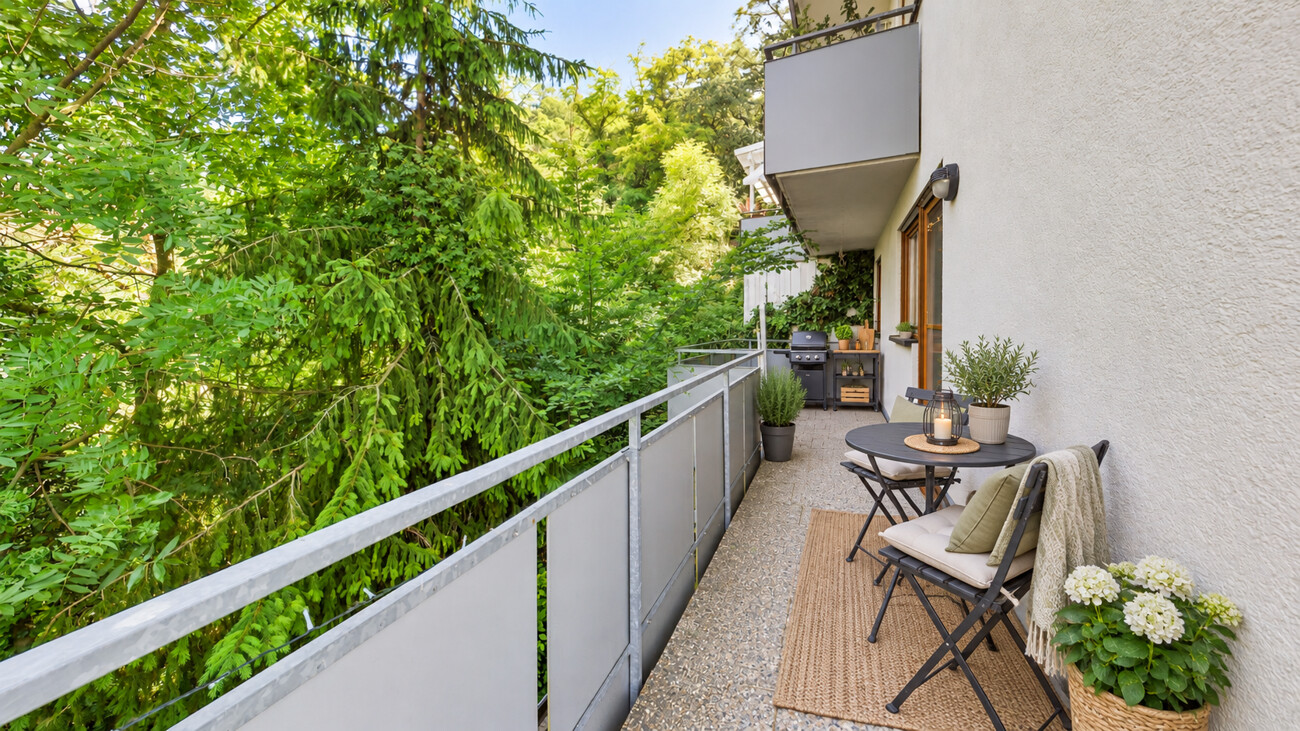 Balkon visualisiert