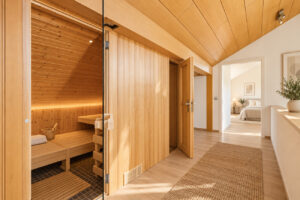 Entspannung im eigenen Zuhause - Sauna - visualisiert