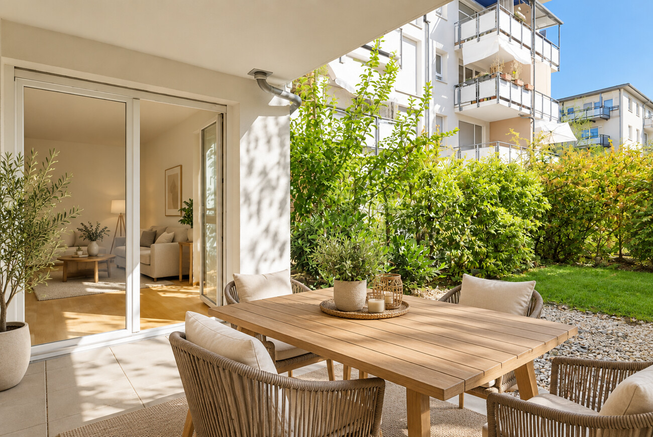 Terrasse visualisiert