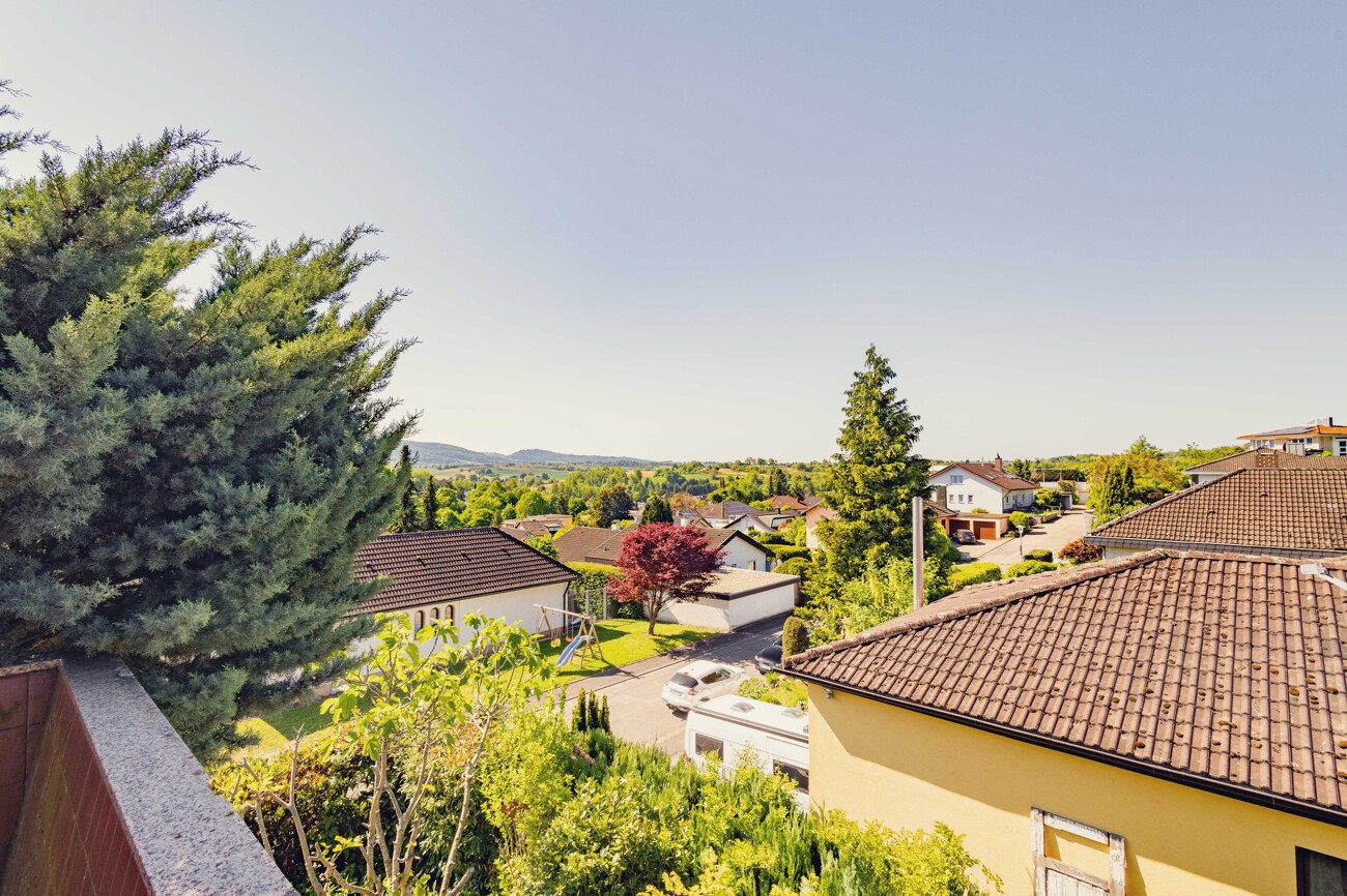 Balkon mit schönem Ausblick auf Ettenheim