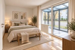 Schlafzimmer visualisiert