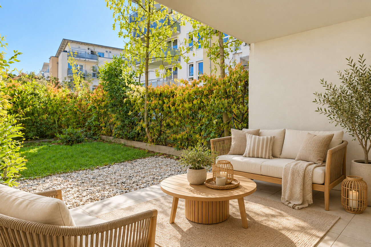 Terrasse visualisiert