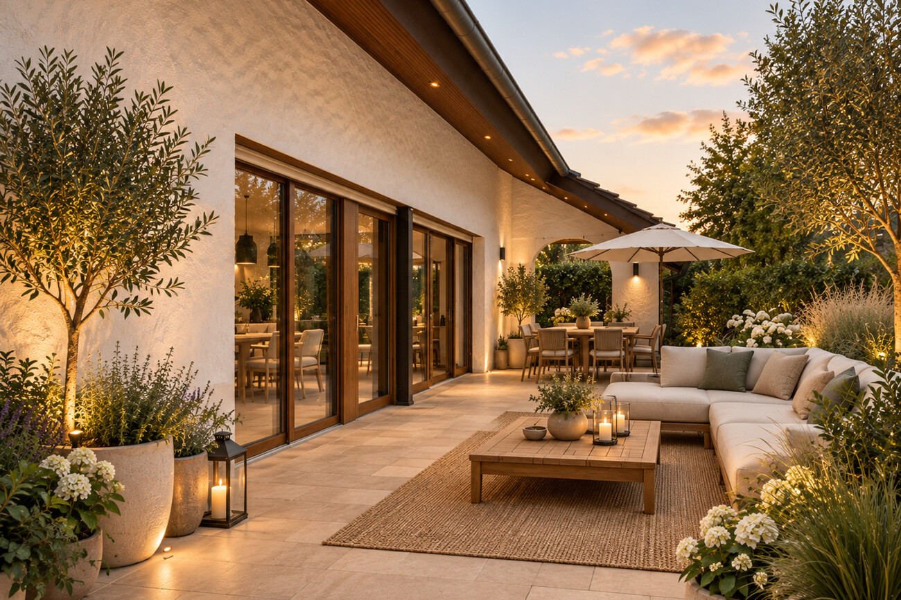 Terrasse visualisiert