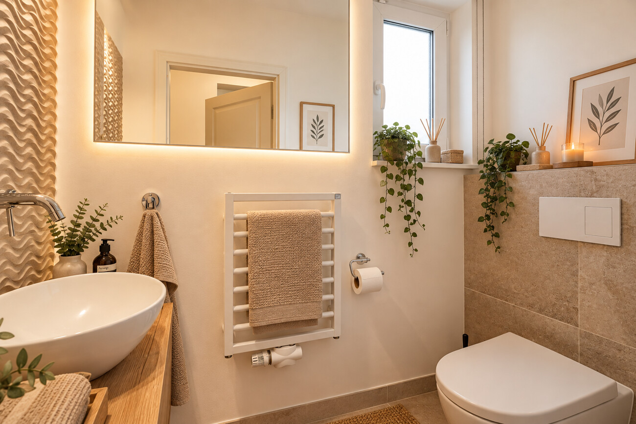 Gäste WC - (visualisiert)
