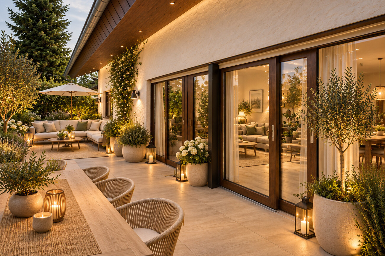 Terrasse visualisiert