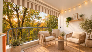 Balkon visualisiert