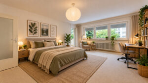 Schlafzimmer Nr.1 mit 23.9m²