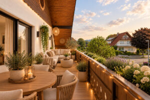 Balkon visualisiert