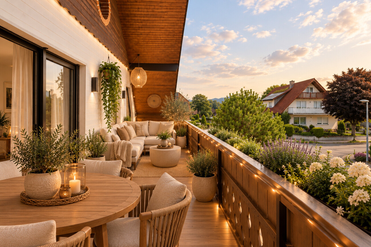 Balkon visualisiert