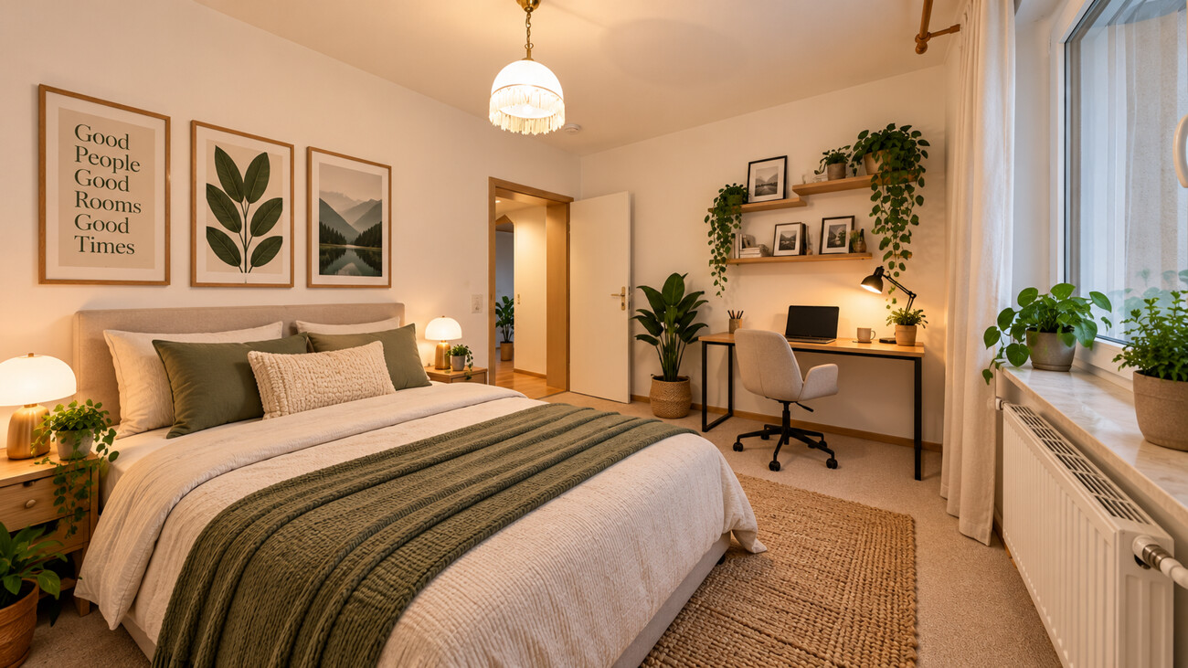 Schlafzimmer Nr.3 mit 11m²