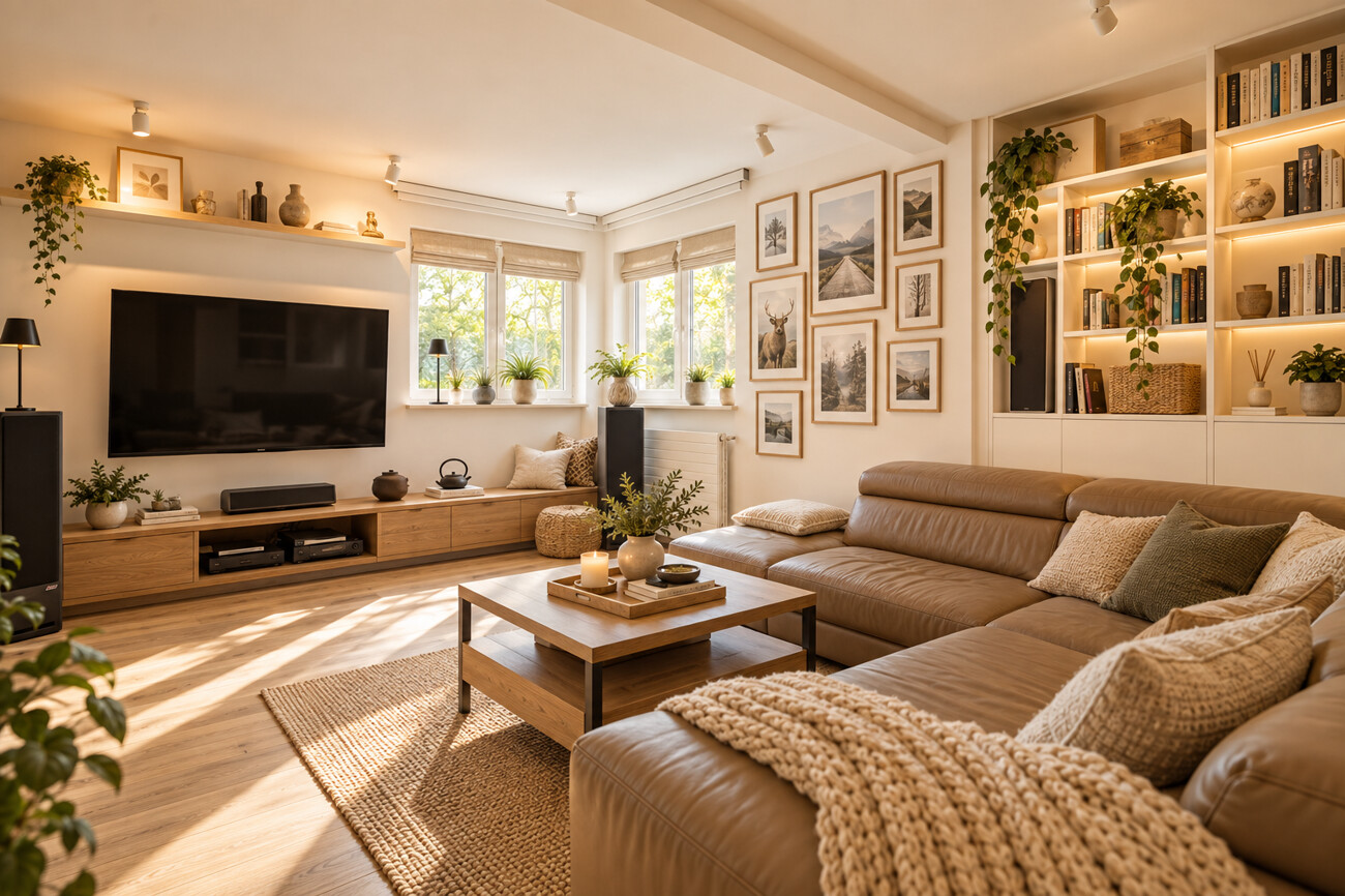 Wohnzimmer (visualisiert)