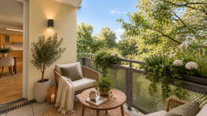 Balkon visualisiert