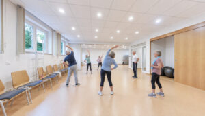 Fitnessraum visualisiert