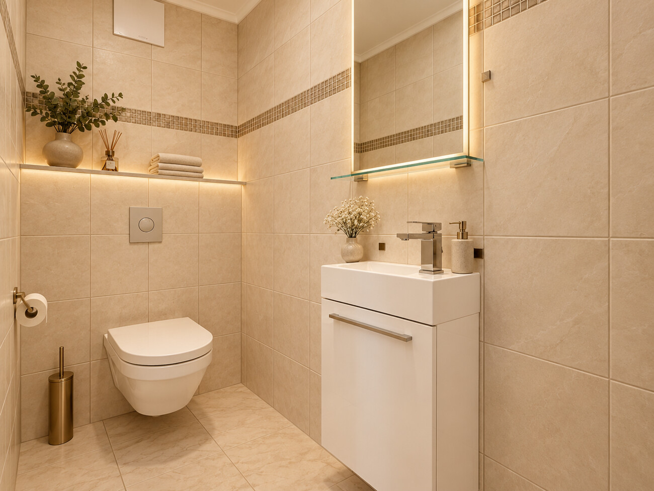 Separates WC visualisiert