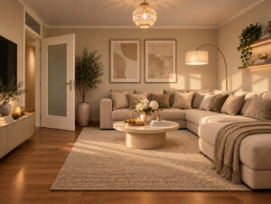 Wohnzimmer visualisiert