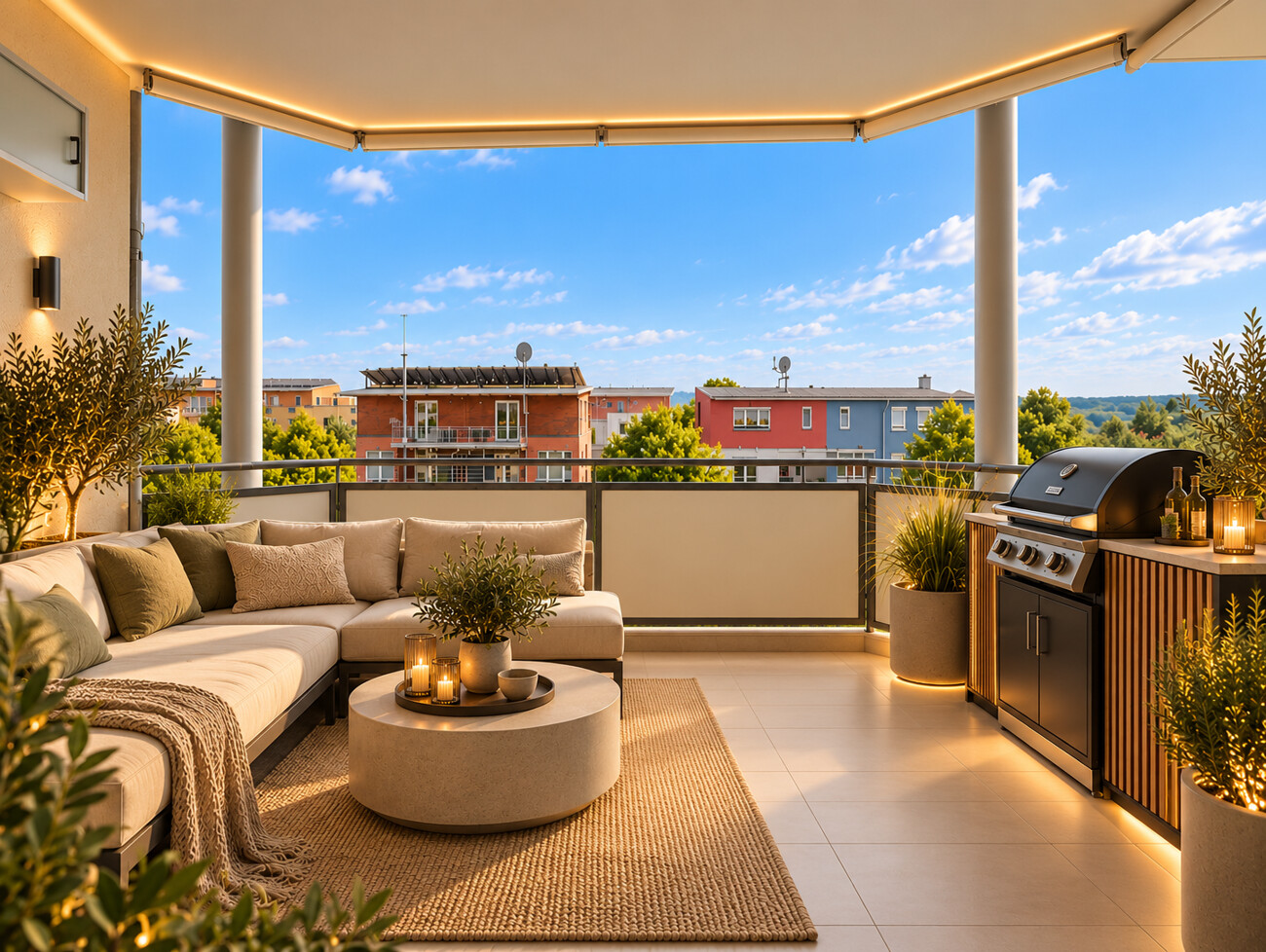 Balkon visualisiert
