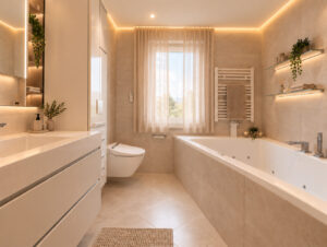 Badezimmer visualisiert