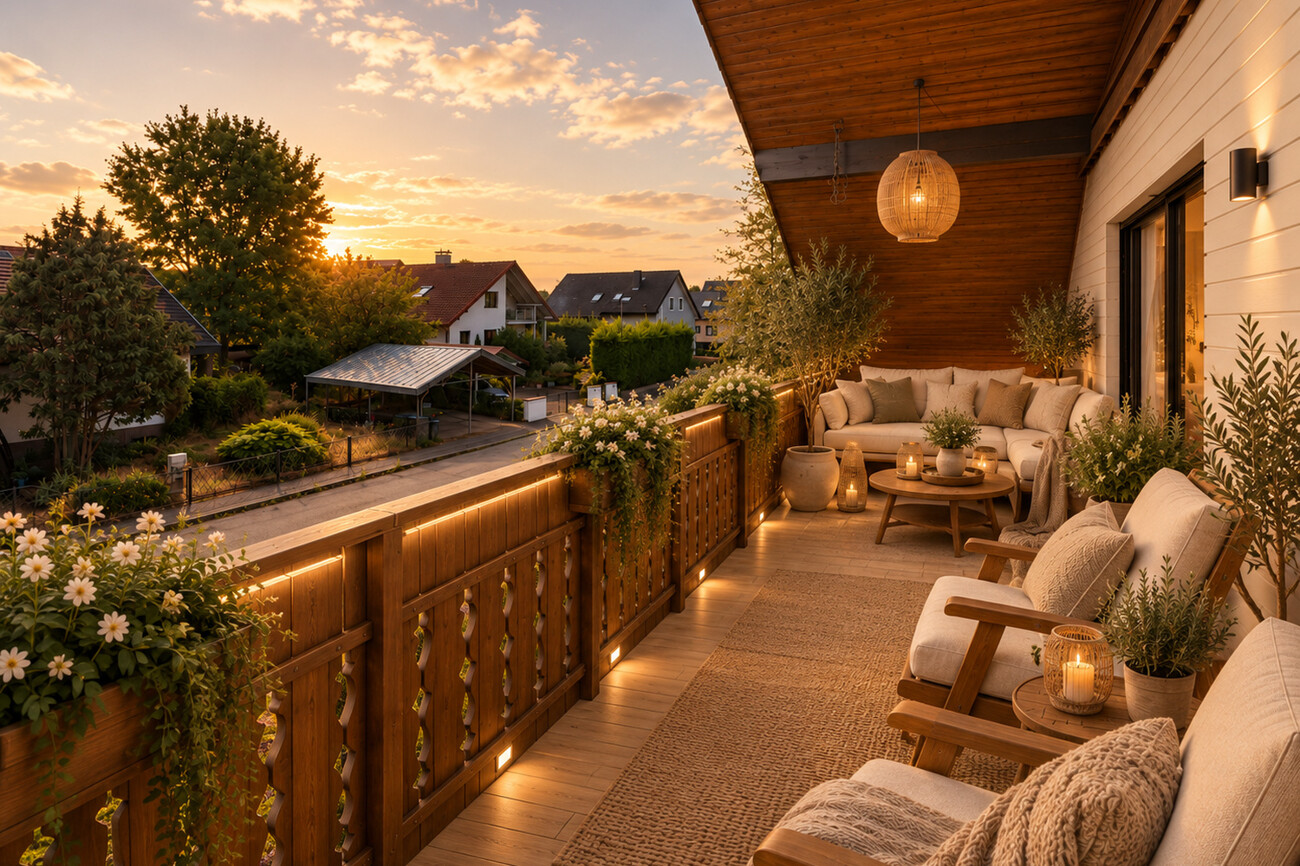Balkon visualisiert