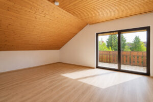 Schlafzimmer leer
