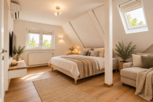 2. Schlafzimmer mit Balkon (visualisiert)