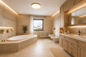 Badezimmer visualisiert